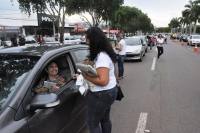 Na JK, condutores receberam informações sobre com fazer um trânsito mais seguro Na JK, condutores receberam informações sobre com fazer um trânsito mais seguro