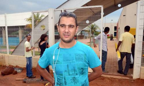 O candidato Lucas Sabino treina há quatro meses para o concurso que poderá lhe render uma carreira consolidada O candidato Lucas Sabino treina há quatro meses para o concurso que poderá lhe render uma carreira consolidada