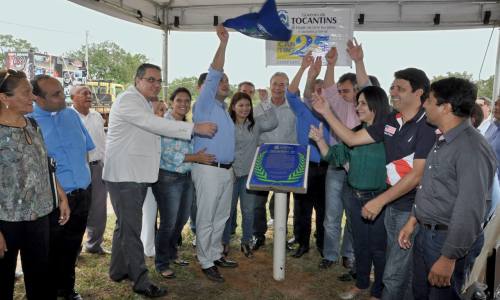 Em fevereiro, o governo do Estado entregou à população o Distrito Industrial Tocantins III, em Colinas do Tocantins Em fevereiro, o governo do Estado entregou à população o Distrito Industrial Tocantins III, em Colinas do Tocantins