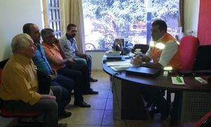 A reunião foi para discutir sobre a estiagem da região sul e sudeste