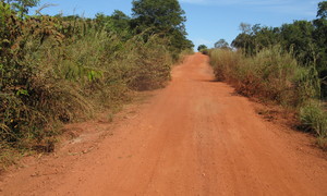 Trecho da TO-444 previsto para ser asfaltado com recursos do PDRIS ligando Paraíso do Tocantins a Chapada da Areia