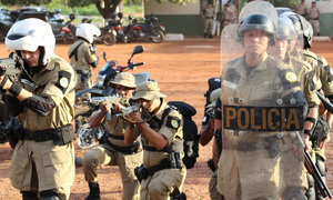 Policiais da Força Tática do 1º BPM: A serviço da segurança