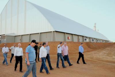 Comitiva visitou as instalações da empresa que teve investimento de R$ 16 milhões