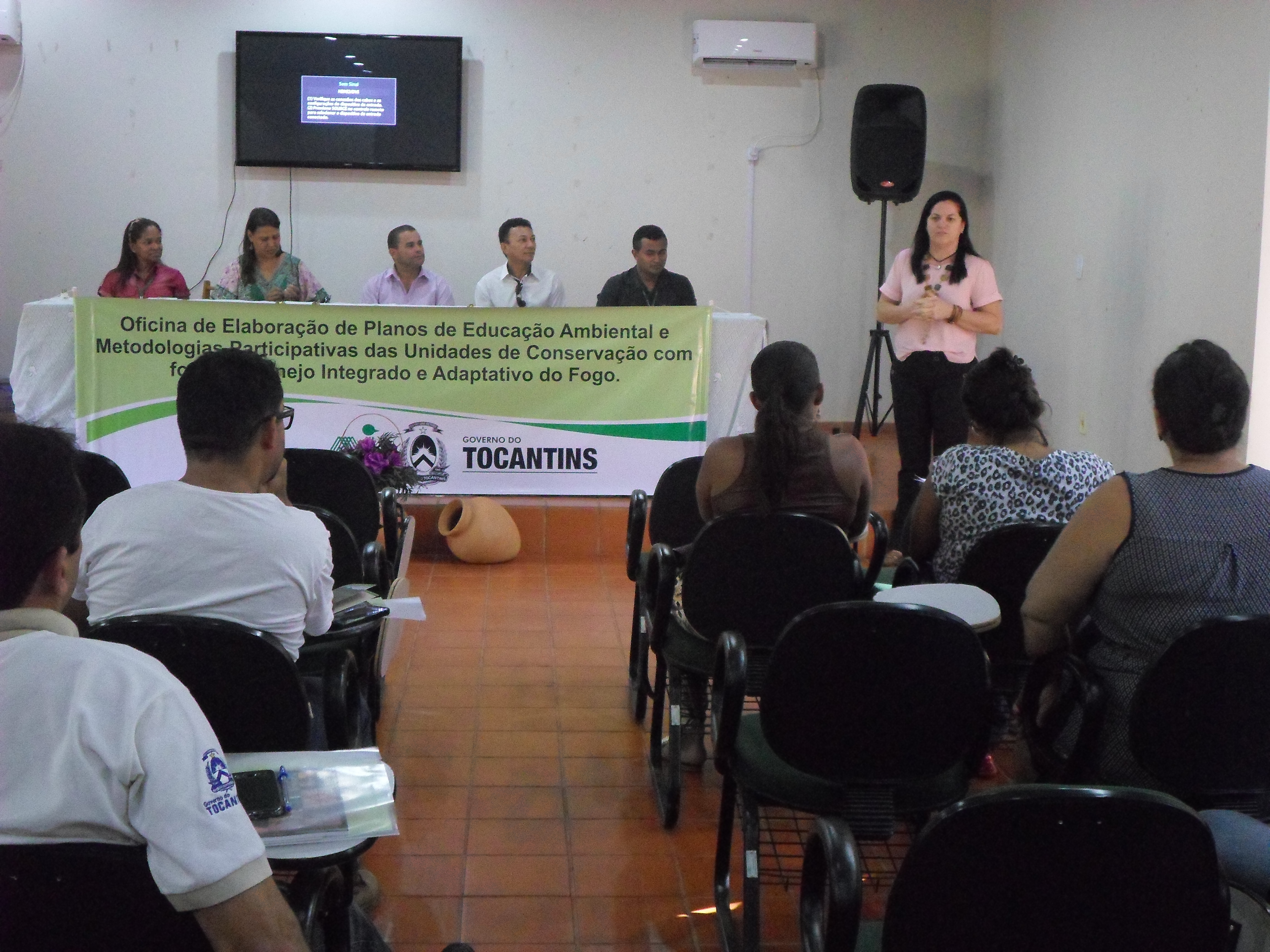 A oficina faz parte da agenda de capacitações do projeto no Tocantins