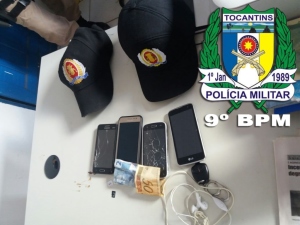 celulares roubados no Pará e recuperados pelos militares do 9º BPM