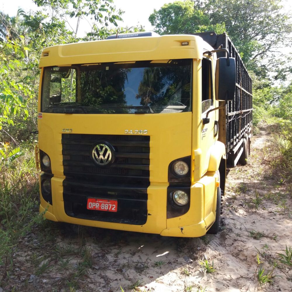 Caminhão clonado. Seria usado para transportar a carga..jpeg - Divulgação PMTO