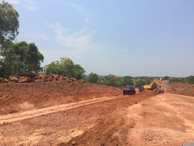 Início da pavimentação da rodovia que liga Paraíso a Chapada de Areia em execução após a ordem de serviço Início da pavimentação da rodovia que liga Paraíso a Chapada de Areia em execução após a ordem de serviço