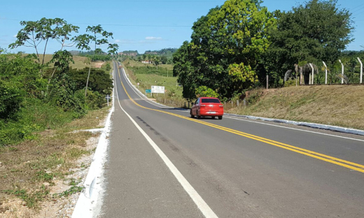 Inauguração obras de reconstrução da pavimentação asfáltica, melhorias no sistema de drenagem e na sinalização da TO-126, no Bico do Papagaio 