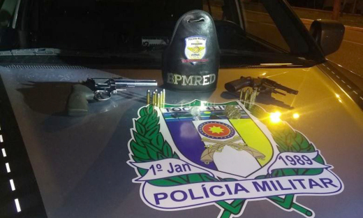 Durante a operação Boas Festas 2017 foram apreendidas diversas armas de fogo