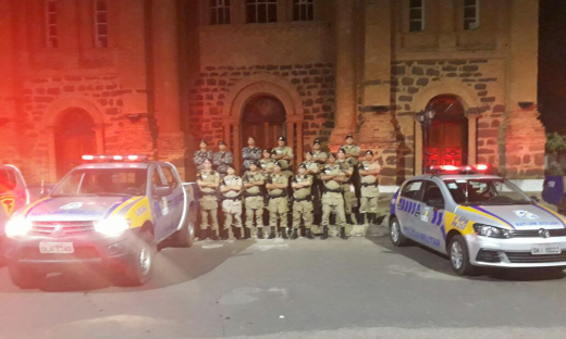 O efetivo da Polícia Militar em todo o Estado foi empenhado na operação Boas Festas 2017