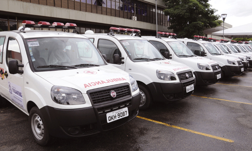 Novas ambulâncias foram entregues pelo Governo do Tocantins para as prefeituras do interior do Estado