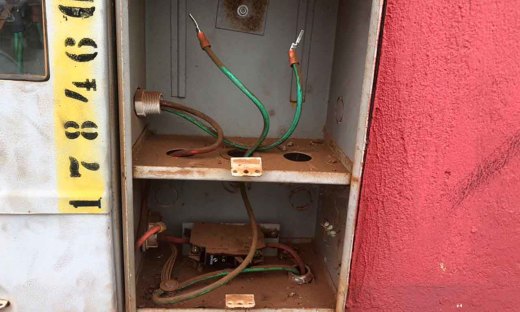 Equipe da Energisa já havia ido à distribuidora e retirado ligação clandestina, porém a mesma foi refeita