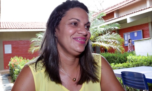  Aliny Coelho Brito, diz que o diferencial é a oferta da formação e o acompanhamento da prática docente