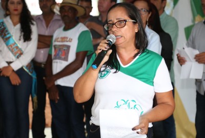 A Diretora do Colégio Agropecuário de Almas, Dolores Lima, destacou a importância da união de esforços na realização do evento A Diretora do Colégio Agropecuário de Almas, Dolores Lima, destacou a importância da união de esforços na realização do evento