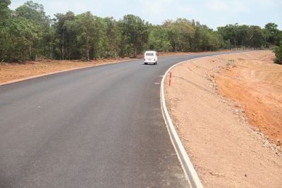 Pouco mais de 20 km já estão liberados para o trafego, embora ainda faltam as sinalizações vertical e horizontal Pouco mais de 20 km já estão liberados para o trafego, embora ainda faltam as sinalizações vertical e horizontal