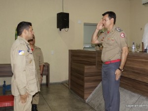 Cap. Danúbio assume o lugar do até então comandante da 2ª CIA, cap. Lázaro Nogueira da Silva