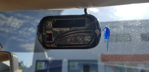  Lacre azul significa que foi feita a medição e que consta com prazo máximo de 10 dias para regularização do taxímetro