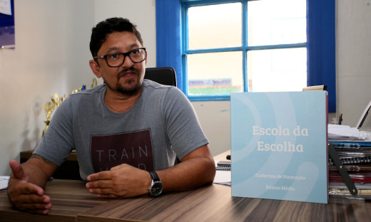 Diretor  José Antônio - “Estamos encantados com esse trabalho de promover o protagonismo juvenil nas escolas do ensino médio e auxiliar na elaboração dos projetos de vida”