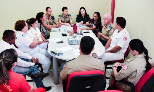 Reunião teve como finalidade de estruturar um núcleo interdisciplinar de qualidade de vida e direitos humanos dentro do CBMTO