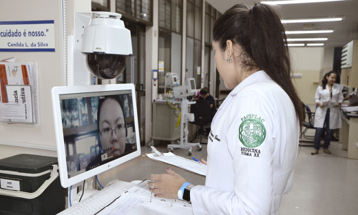 Telemedicina promove interação entre profissionais do HGP e do Hospital Alberto Einstein