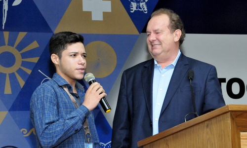 Oportunidade Jovem 2_500.jpg O estudante Maicon Chaves ressaltou a importância do programa em seu aprendizado