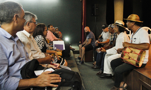 O encontro contou com apresentação musical de Genésio Tocantins, Dorivan, Braguinha Barroso e Lucimar