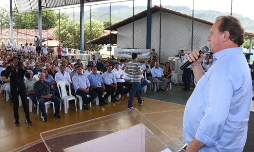 Governador Mauro Carlesse na cerimônia de abertura da terceira consulta pública para elaboração do Plano Plurianual 2020/2023