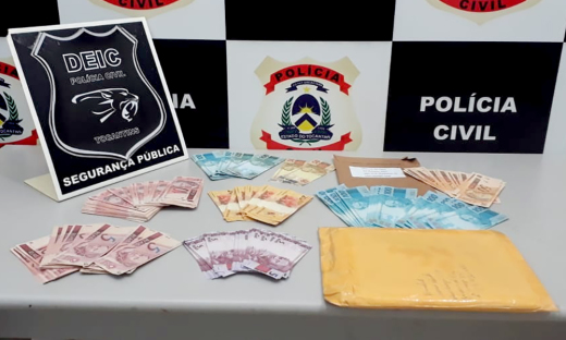 Polícia Civil apreende quase R$ 10 mil reais em cédulas falsas em Palmas 