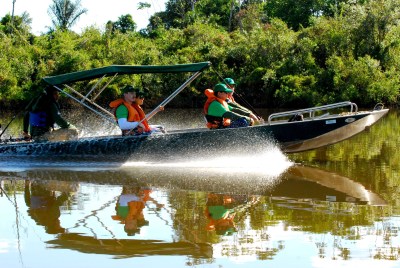 Os representantes da ONG e os técnicos da Semarh e do Naturatins, percorreram possíveis áreas para implantação do projeto