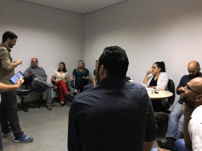 Tempo de jogos gera interação e promove diversão entre funcionários da ATI (3).JPG Tempo de jogos gera interação e promove diversão entre funcionários da ATI