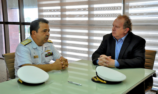 Governador Carlesse destacou a importância da Marinha do Brasil e a parceria com a Capitania dos Portos Araguaia/Tocantins