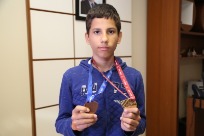 Foto 01.JPG Ryan foi o único tocantinense premiado com a medalha de ouro na Obmep 2018
