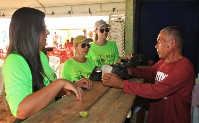 Projeto já passou pelas praias da capital, Palmas, de Miracema (foto), Lajeado, Tocantínia e Porto Nacional, e segue até o final de julho
