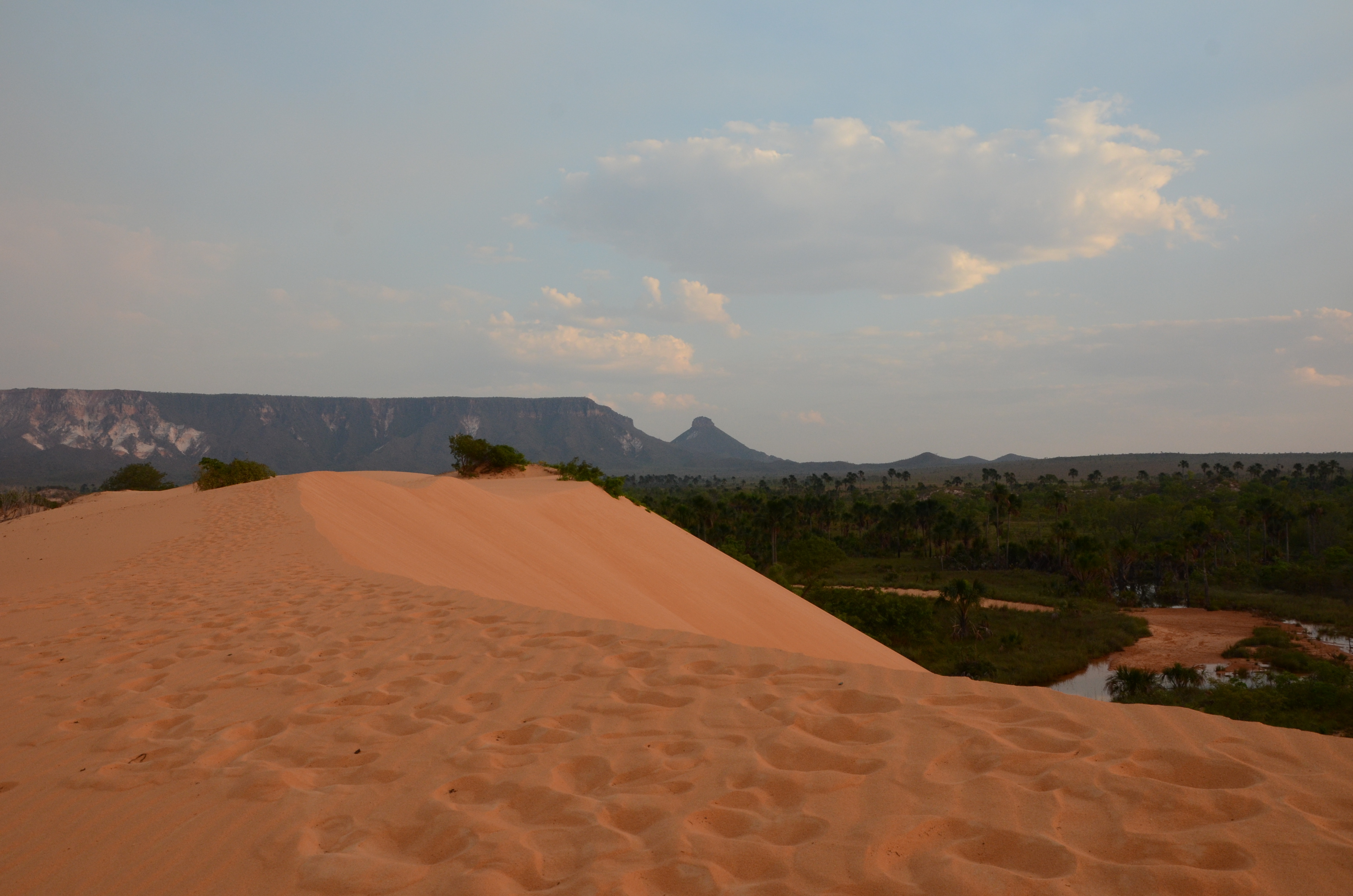 As dunas do Jalapão recebem anualmente turistas do Brasil e outros países