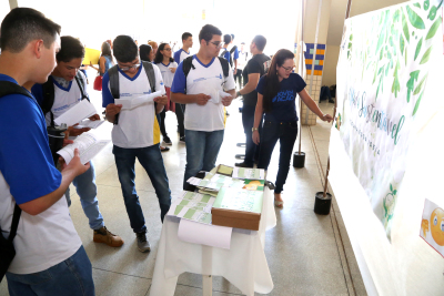 Os professores apresentam as eletivas caracterizados de acordo com a temática da disciplina e utilizam a criatividade para conquistar os estudantes Os professores apresentam as eletivas caracterizados de acordo com a temática da disciplina e utilizam a criatividade para conquistar os estudantes