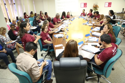 Reunião de diretores regionais de Educação do Tocantins Reunião com diretores regionais de Educação prossegue com pauta pedagógica e socialização de ações