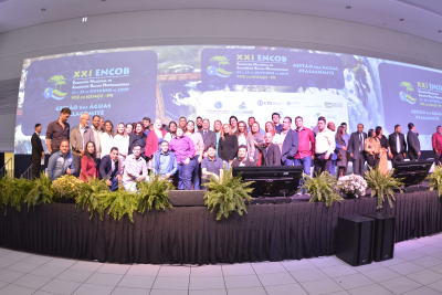 Membros da comitiva do Tocantins durante abertura do XXI ENCOB