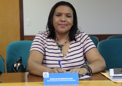 Diretora regional de Educação de Miracema, Maria do Socorro da Silva destacou que a reunião fomenta o companheirismo, que é necessário para construir Educação Diretora regional de Educação de Miracema, Maria do Socorro da Silva destacou que a reunião fomenta o companheirismo, que é necessário para construir Educação