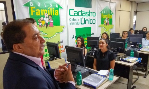 Secretário José Messias Araújo esteve presente na abertura da capacitação e falou sobre a importância do monitoramento das condicionalidades
