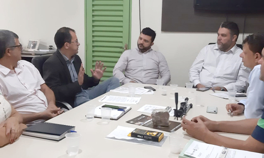 Presidente Thiago Dourado recebe visita da CGE para levantar demandas de capacitação   