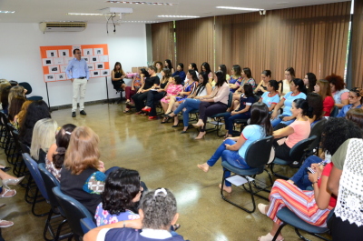 Foto 5 - Comemoração Dia da Mulher CGE - fotos Tharson Lopes - 06.03.2020.jpeg Secretário-chefe da CGE fez a abertura das atividades e destacou a competência profissional das servidoras