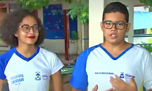 Alunos da Escola Estadual Liberdade estão concorrendo com um projeto de isolante térmico