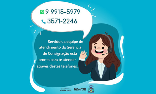 Consignação, empréstimo, acesso ao Portal do Servidor e ao Sic Servidor serão esclarecidos pelo novo canal de atendimento