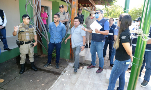 Operadores de segurança orientam lojistas e funcionários em Araguaína