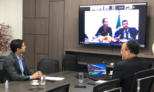 Secretários Sandro Armando e Rolf Vidal participaram de videoconferência representando o Comitê de Gerenciamento de Crise do Tocantins