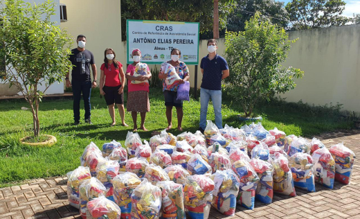 Entrega realizada nesse final de semana em Almas