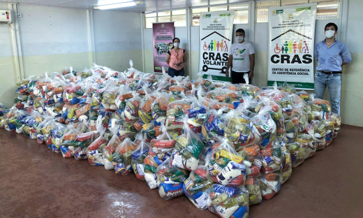 Entregas estão sendo realizadas no Centros de Referência de Assistência Social (CRAS) dos municípios