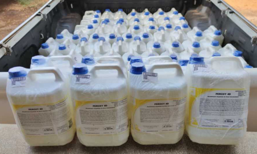Peroxy 4D  usado para higienização de viaturas passa a ser utilizado pela PM no combate a pandemia da Covid-19