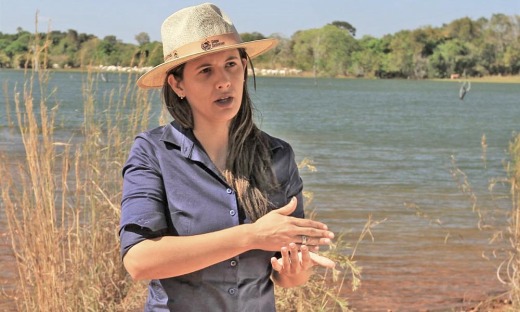 Coordenadora do projeto Campo Sustentável, Thaiana Brunes