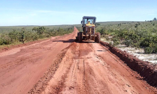 Apesar das chuvas constantes, os serviços de manutenção foram executados nas rodovias no Jalapão